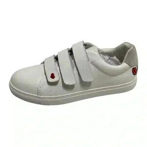 Bons Baisers de Paname Women’s Edith Amour Sneakers EUR 39 Blanc/Noir NWOB